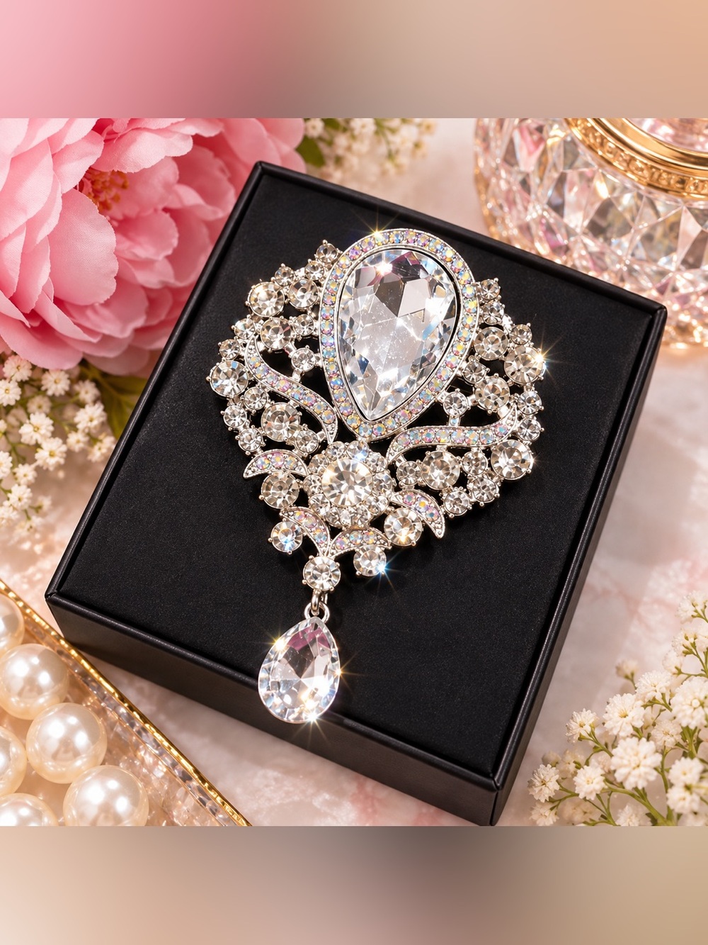 ✨ NEW Disney-Inspired Crystal Rhinestone Statement Brooch/Pendant ✨